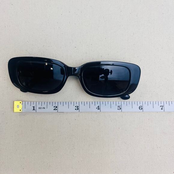 Y2K Clout Goggles – Black Rounded Frame Sunglasses, Unisex, Brand New - Picture 10 of 10